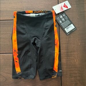 Dolfin Graphlite Series Jammers Swimwear Black and Orange size youth 24